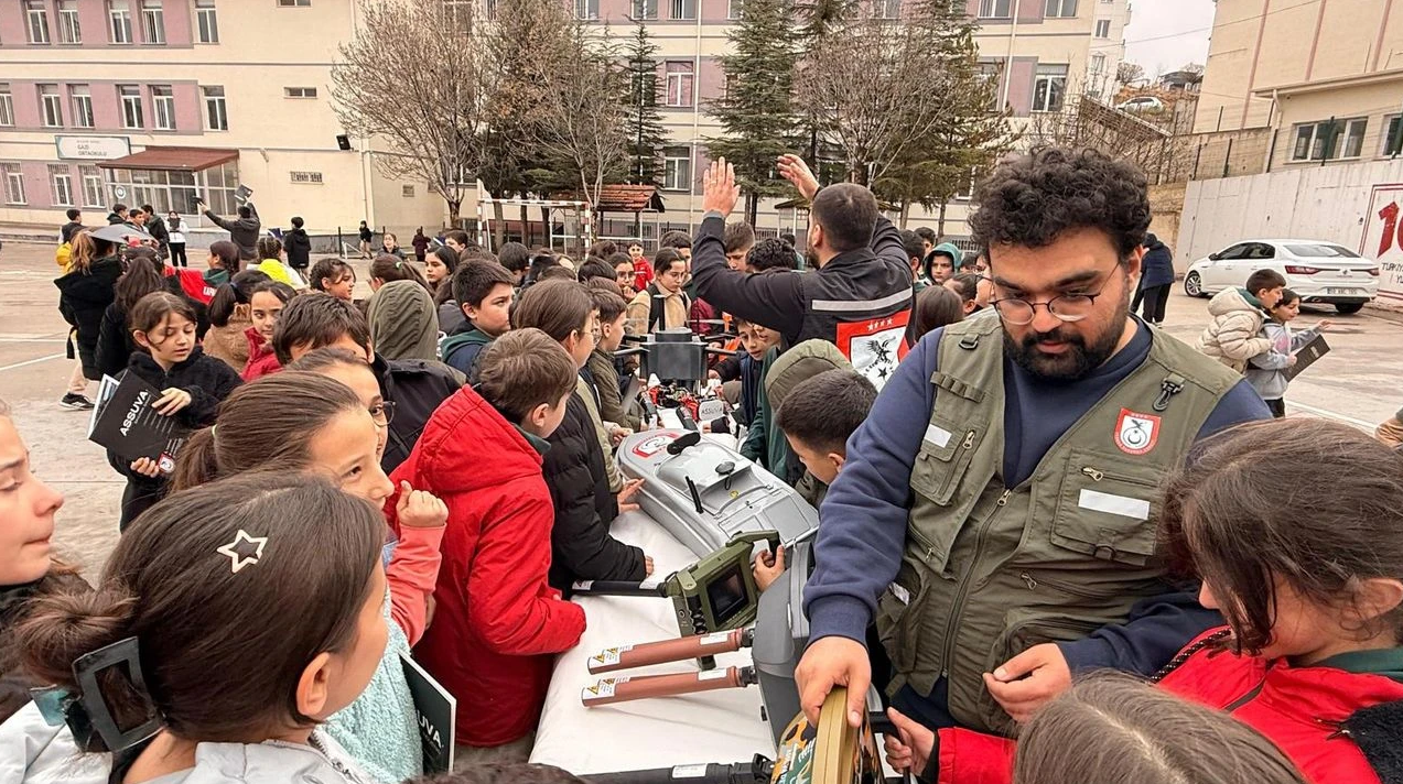 Nevşehir'de Öğrencilere Assuva Savunma Sanayi Ürünleri Tanıtıldı